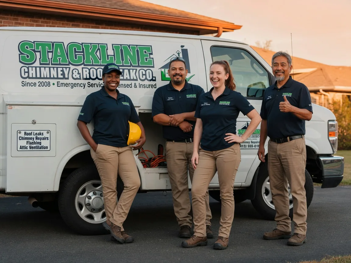 Chimney flashing repair company in Merlin, OR